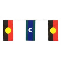 Aboriginal & Torres Strait Islander Plastic Bunting (10M)