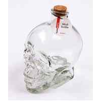 Glass Skull Bottle