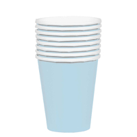 354ml Pastel Blue Paper Cups - Pk 20