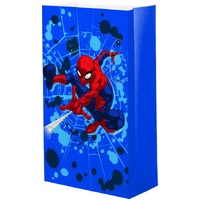 Spiderman Paper Loot Bags - Pk 8