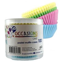 Pastel Elegance Muffin Liners (55 x 29.5mm) - Pk 100