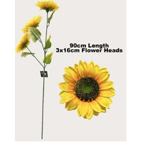 Triple-Headed Sunflower, 16cm