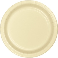 Ivory Lunch Plates Paper NPC - 18cm - PK 24
