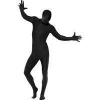 Adults Black Skin Suit Costume
