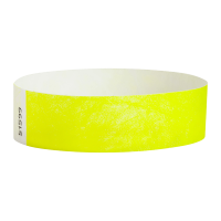 Neon Yellow Tyvek Wristbands - Pk 100