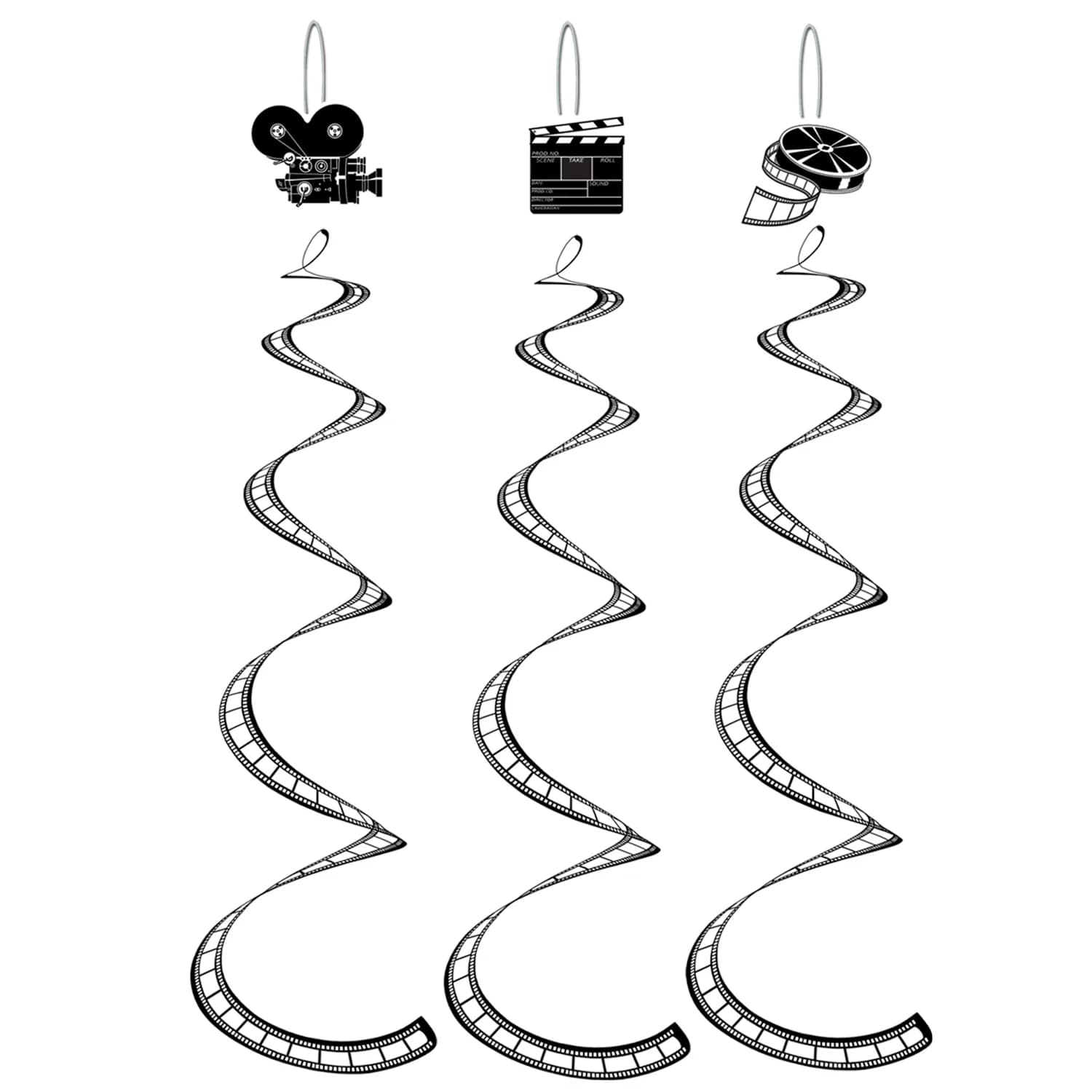 Hollywood Filmstrip Whirls – Pk 3