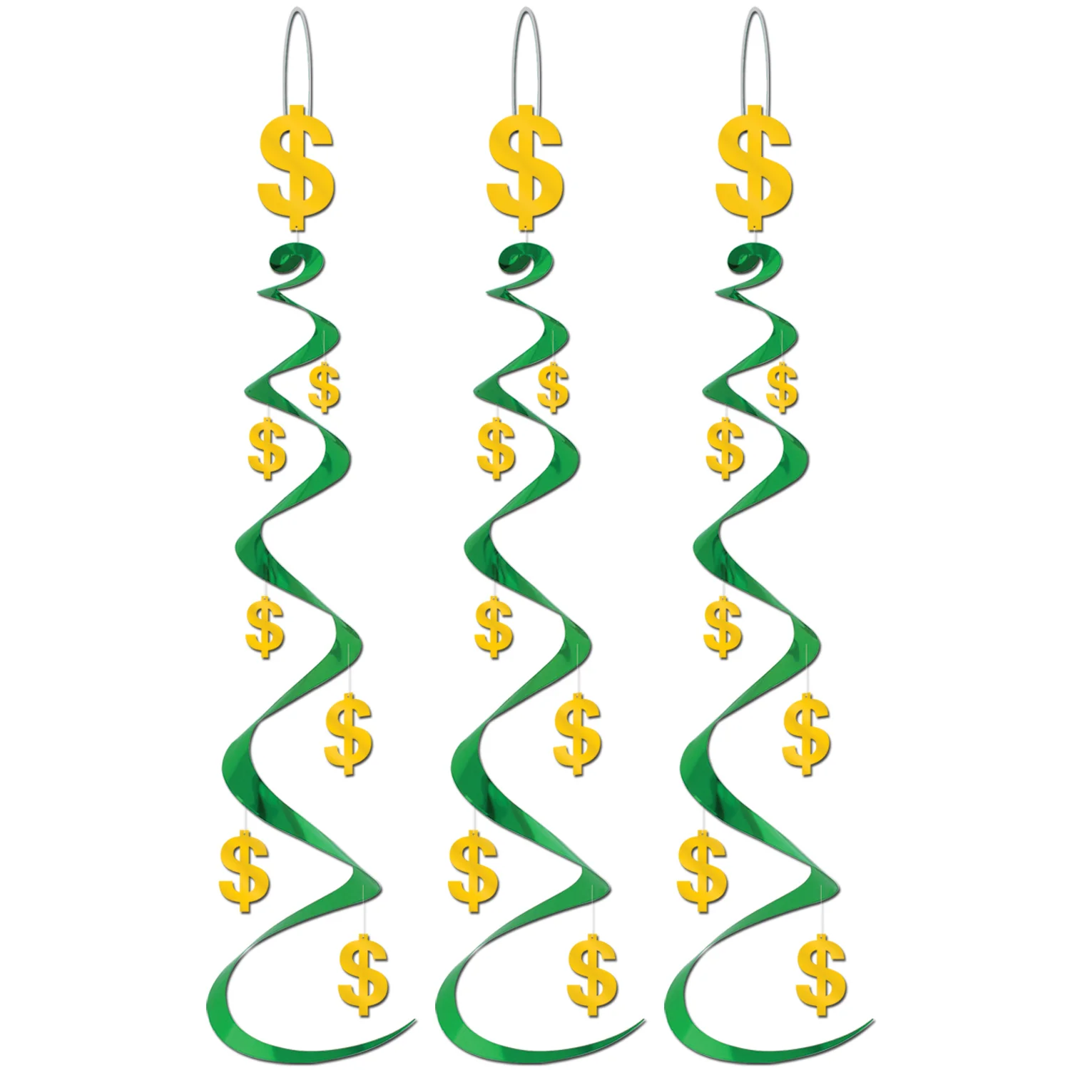 Dollar $ Sign Whirls