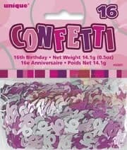 "16" Confetti Pink Glitz - 14g