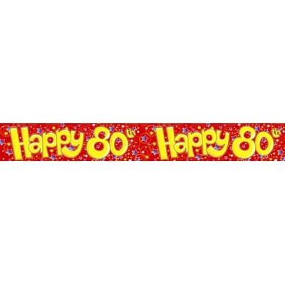 Banner 2.6M Happy 80th