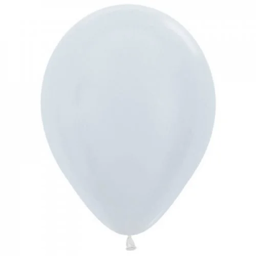 Pearl White Ballons 5 inch (Pack of 100)