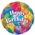 18in Brilliant Bday Foil Balloon