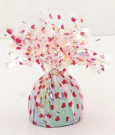 Red Hearts Foil Balloon Weight