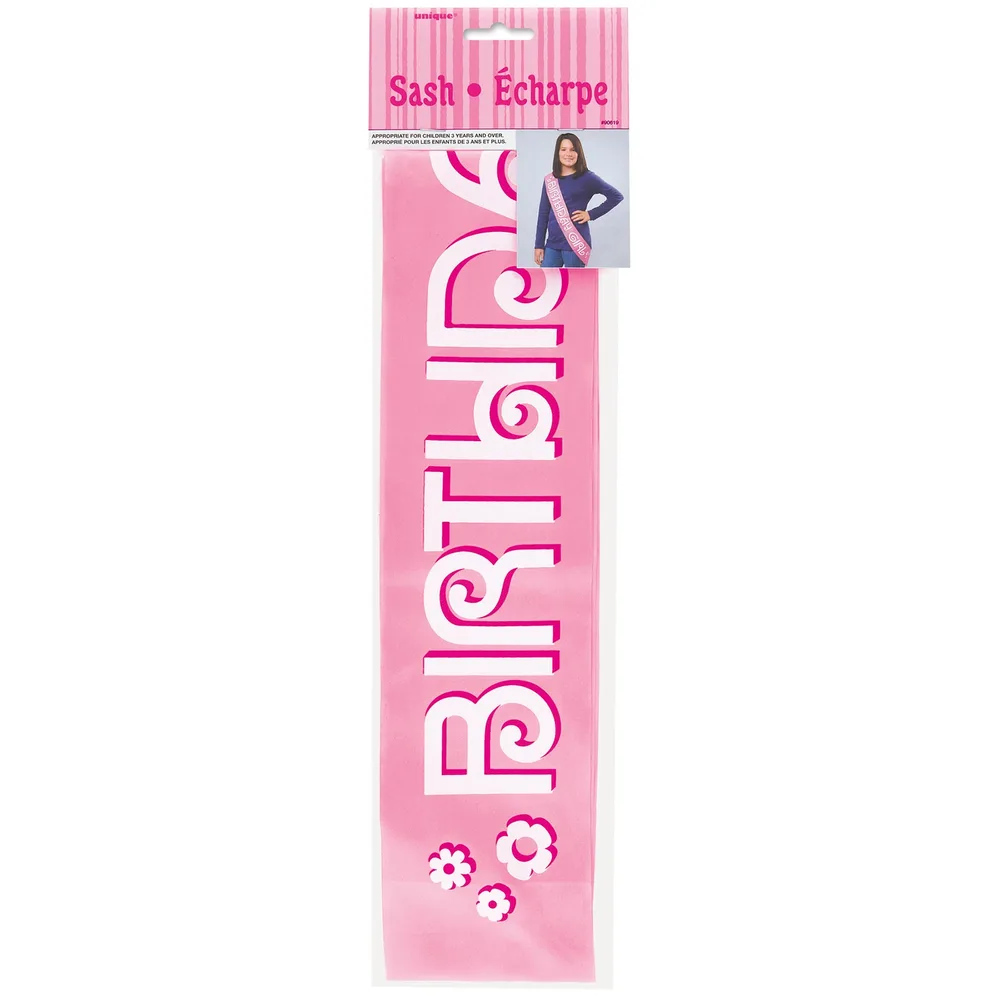 Birthday Girl Satin Sash