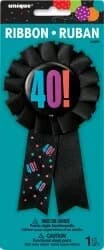 40th Birthday Award Ribbon