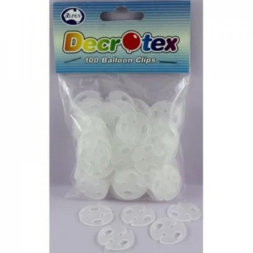 Round Balloon Clip - Pk100
