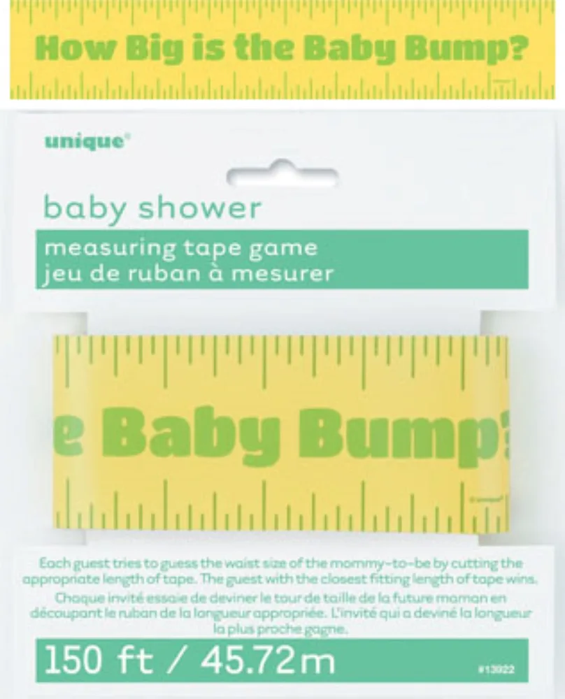 Baby Shower Measuring Tape Game
