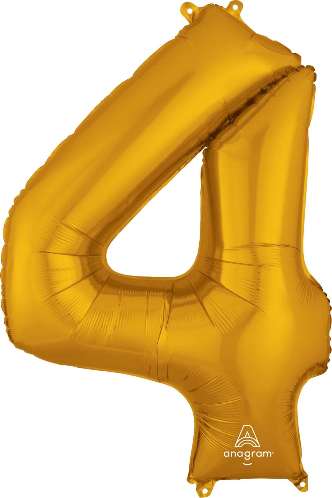 #4 Gold Supershape Foil Balloon - 66cm x 86cm*