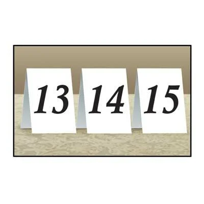 Numbered Table Cards (#13-#24) - 10.8cm x 7.6cm***