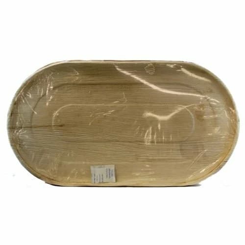 Large Palm Leaf Platter 22x12"