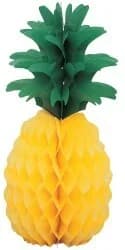 Honeycomb pineapple decoration.