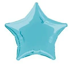Baby Blue Star 20" Foil Balloon
