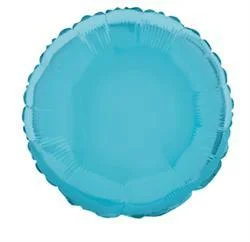 Blue Round 18" Foil Balloon