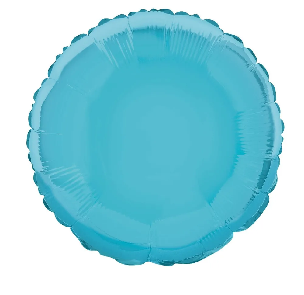Blue Round 18" Foil Balloon