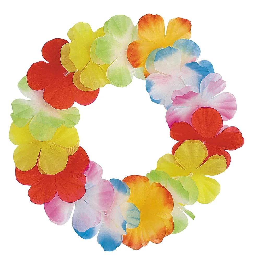 Luau multicoloured floral headband.