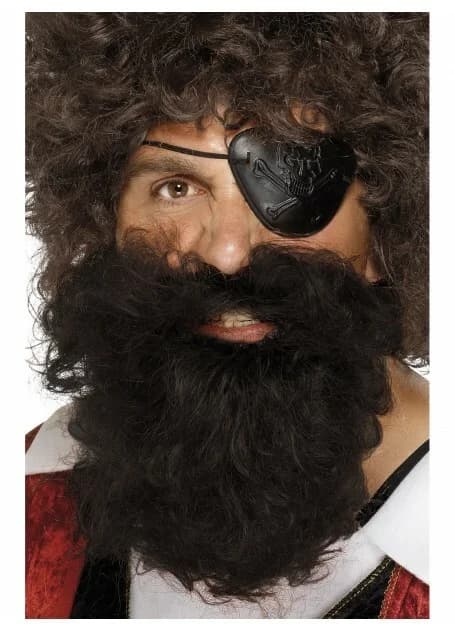 Brown Deluxe Pirate Beard – Adults