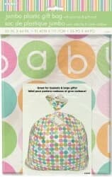 Jumbo Plastic Baby Shower Gift Bag 914cmx1117cm*