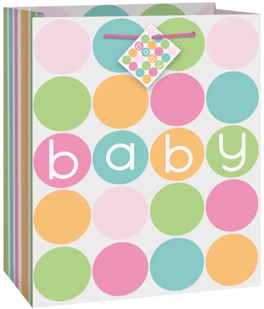 Pastel Baby Shower Gift Bag - Medium*