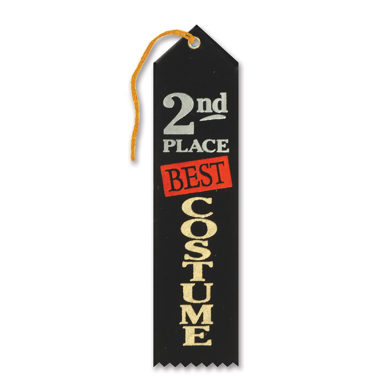 Best Costume 2nd Place Award Ribbon
