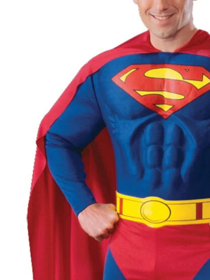 Adult Superman Muscle Chest Costume - S