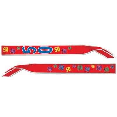 50 Satin Sash*