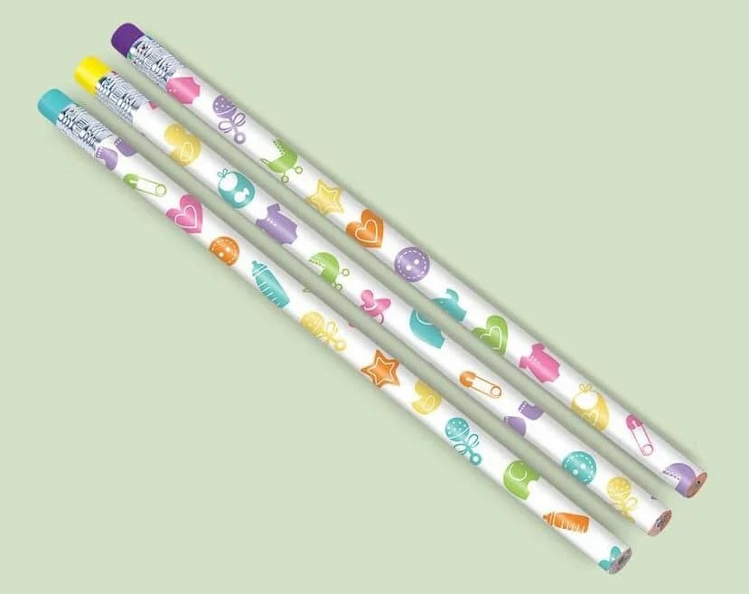Baby Shower Pencils - Pk 12