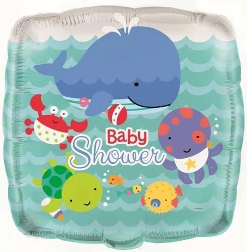 Under The Sea Baby Shower Foil Balloon