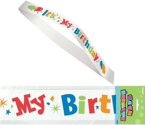 Birthday Sash –Satin