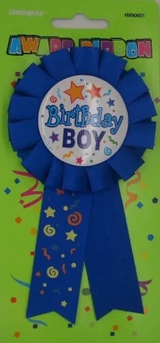 Birthday Boy Award Ribbon