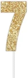 Gold Glitter Cake Topper #7*
