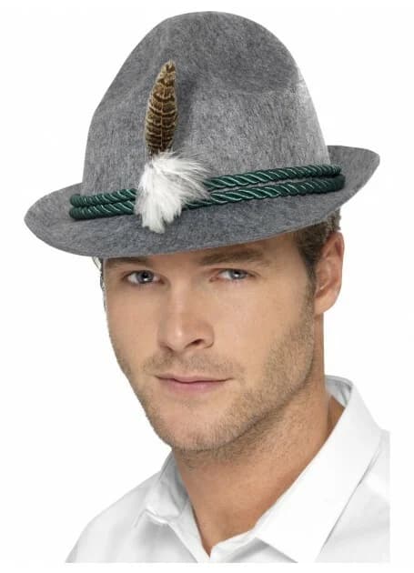 German Trenker Hat with Feather