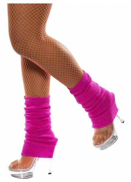 Hot Pink Legwarmers - Adults