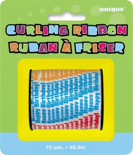 Curling Ribbon - Happy Birthday