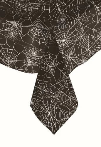 Spiderweb Rectangle Plastic Tablecover (1.3x2.7M)