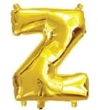 35cm Letter Z Gold Foil Balloon
