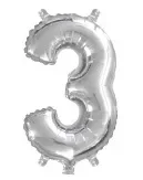 FOIL BALN 35CM SLVR 3