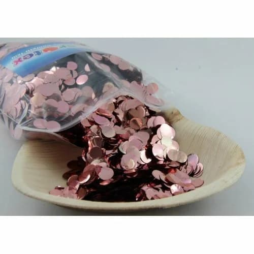 Metallic Rose Gold Confetti (1cm) - 250grams
