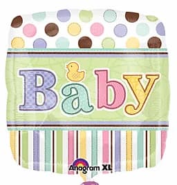 Baby Shower Square Foil Balloon (43cm)*