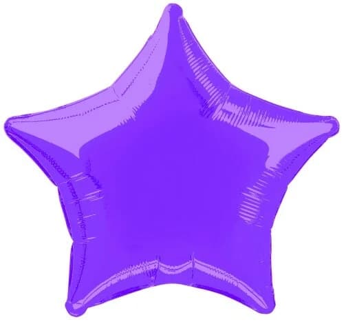 20" Purple Star Foil Balloon