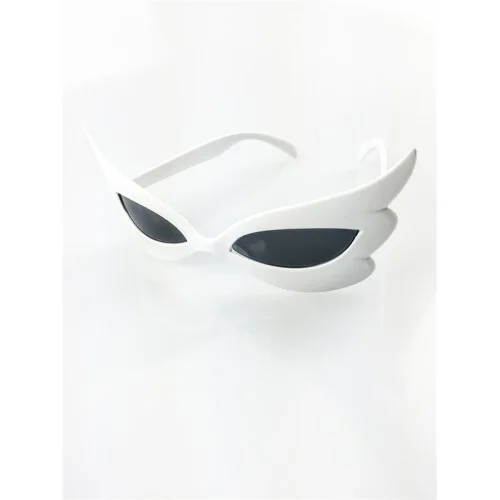 Dame Edna White Glasses - Adults