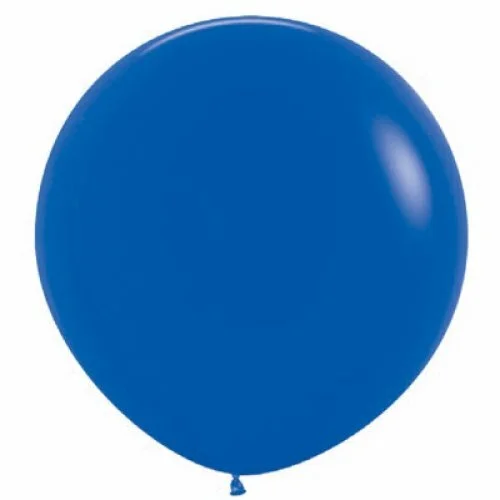 Standard Royal Blue 90cm Latex Balloons - PK 3